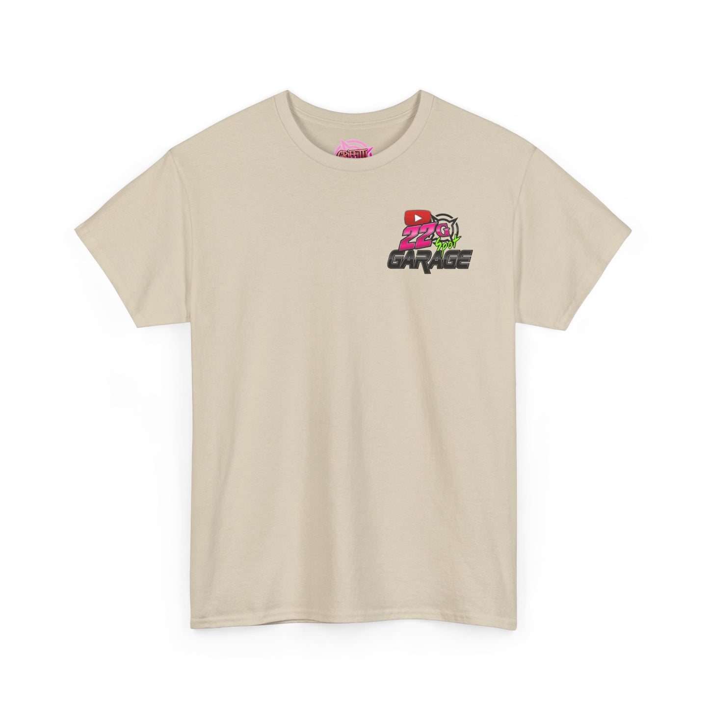 2026 Sponsor logo shirt 22G Spot Garage