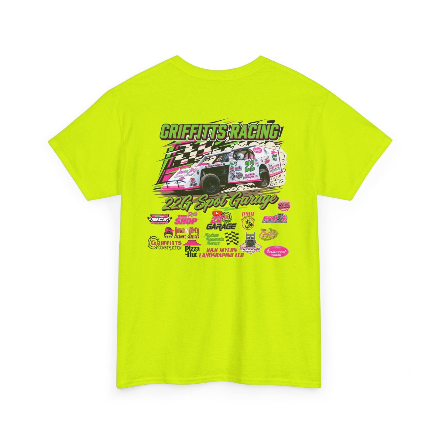 2026 Sponsor logo shirt 22G Spot Garage