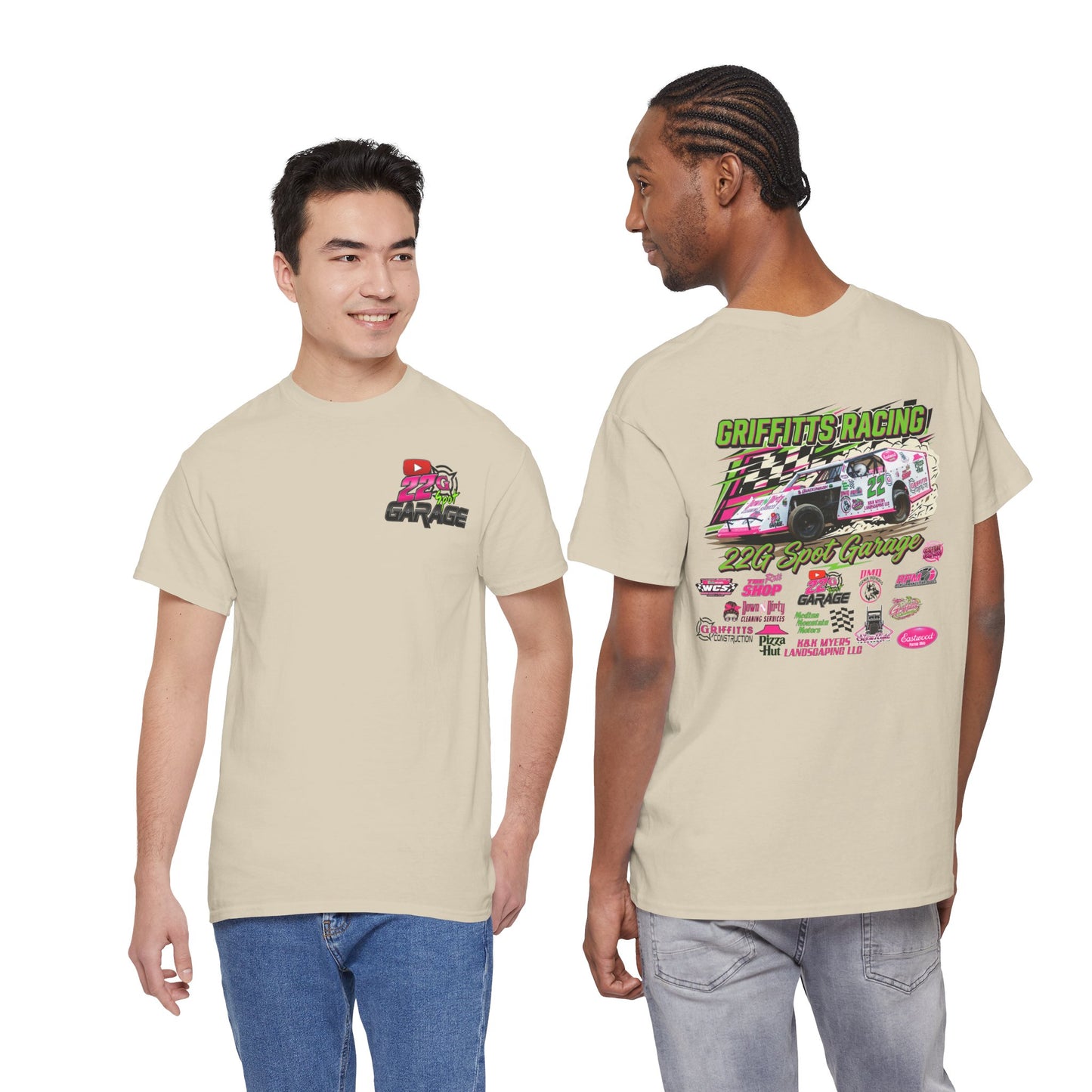 2026 Sponsor logo shirt 22G Spot Garage