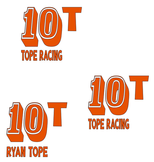 Race #’s Tope Racing