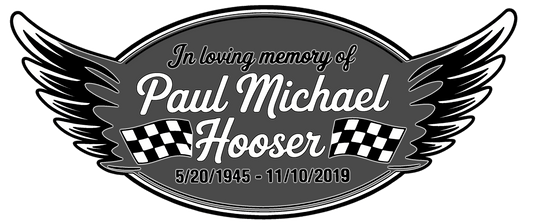 Custom UV memorial